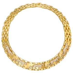 Iconic Diamond Cartier Panthère Necklace