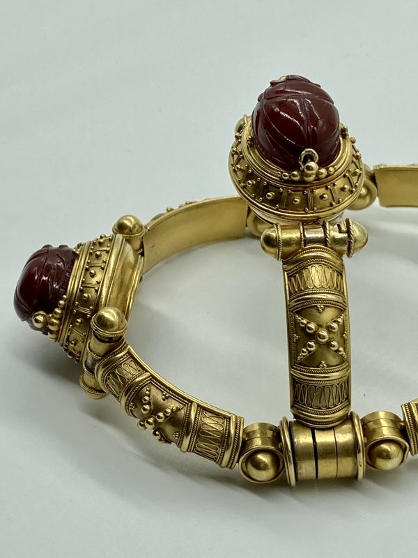 Antique Castellani Scarab Bracelet - Image 2