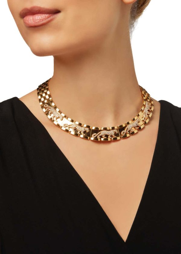 Iconic Diamond Cartier Panthère Necklace - Image 2