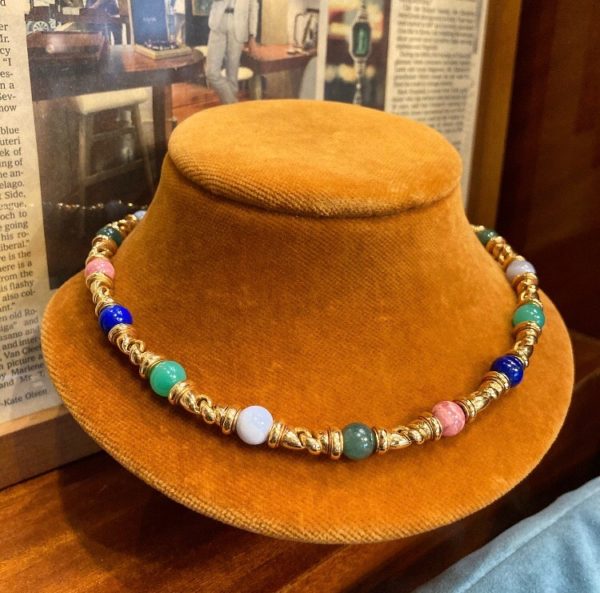 Bulgari Gancio Multi-Color Gemstone Necklace - Image 2