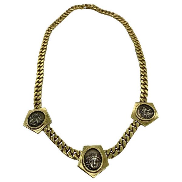 Bulgari Monete Ancient Greek Coin Chain Necklace