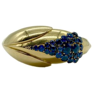 Retro Cartier Sapphire Mystery Watch Bracelet