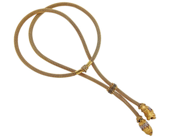 Lalaounis Chimera Head Sautoir Necklace