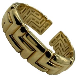 Bulgari Yellow Gold Cuff Bracelet