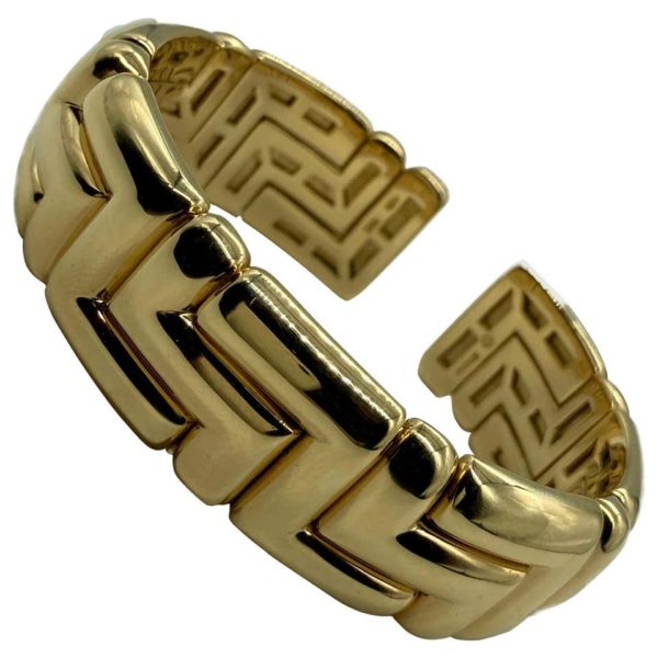 Bulgari Yellow Gold Cuff Bracelet