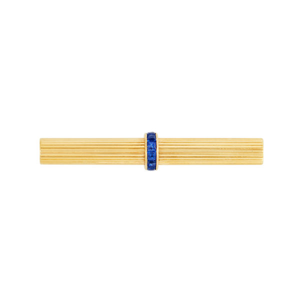 Van Cleef & Arpels Retro Sapphire Tie Bar