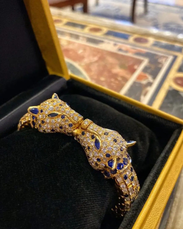 Sapphire and Diamond Cheetah Bracelet - Image 2