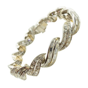 Art Deco 10 Carat Diamond Bracelet