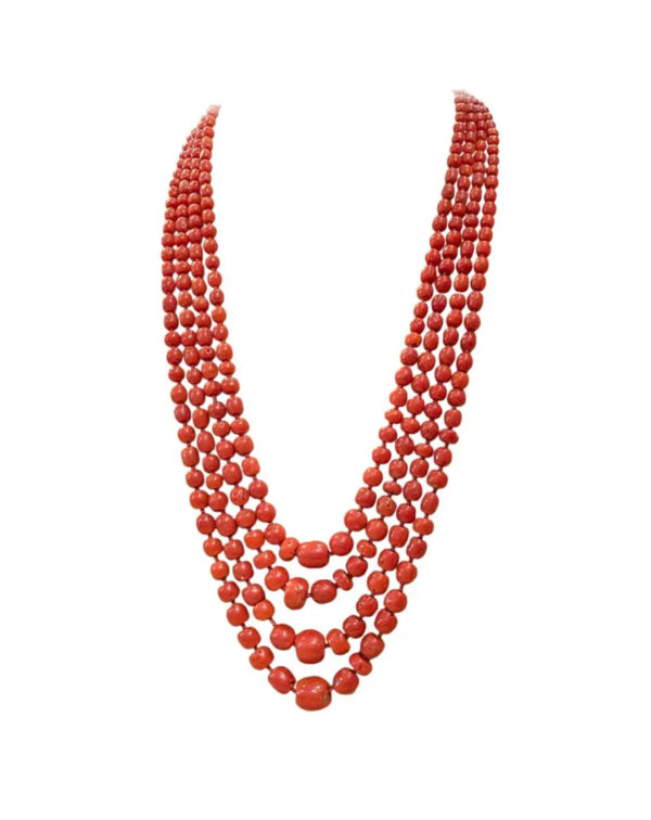 Antique Coral Bead Necklace