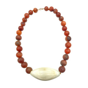Chunky Agate & Jasper Bead Necklace