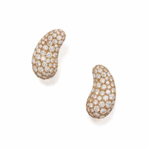 Diamond Yellow Gold Earrings