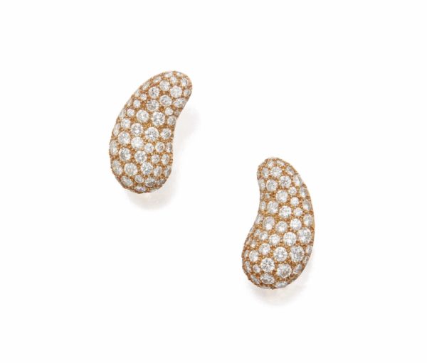 Diamond Yellow Gold Earrings