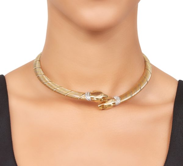 Cartier Panthère Necklace with Diamonds - Image 3