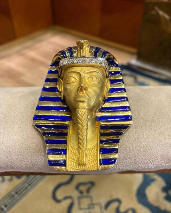 King Tutankhamen Brooch by Serafini - Image 2