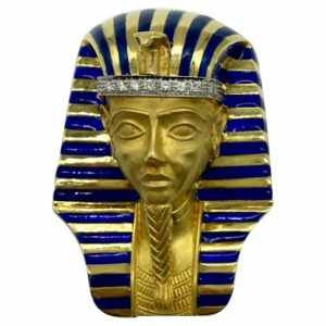 King Tutankhamen Brooch by Serafini