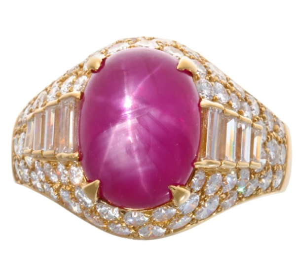 Bulgari Burma Star Ruby Trombino Ring