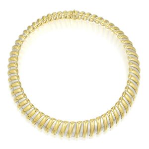 Bulgari Steel & Gold Necklace