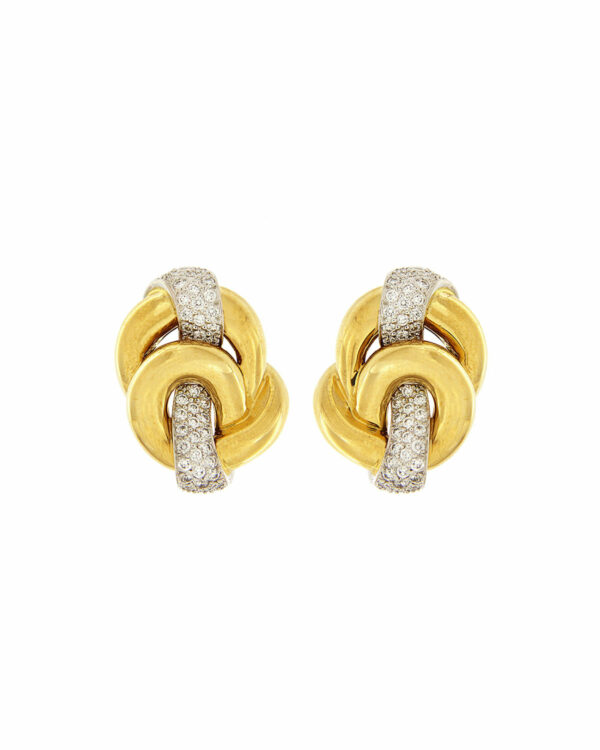 Valentin Magro Diamond Knot Earrings