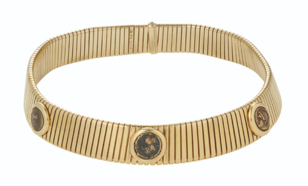 Bulgari Monete Ancient Coin Tubogas Necklace - Image 4