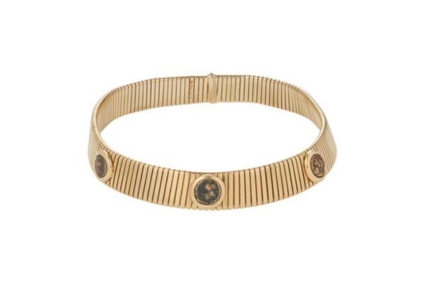 Bulgari Monete Ancient Coin Tubogas Necklace