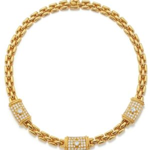 Cartier “Maillon” Necklace with Diamonds