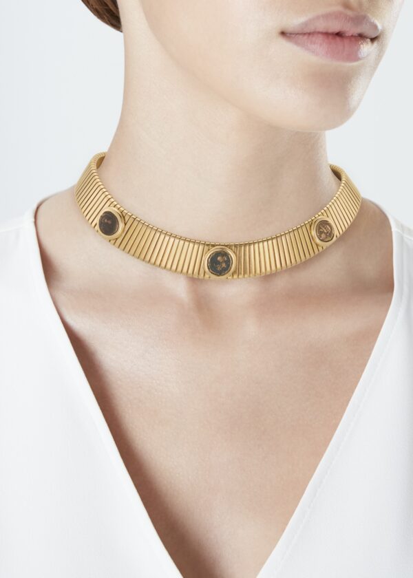 Bulgari Monete Ancient Coin Tubogas Necklace - Image 2