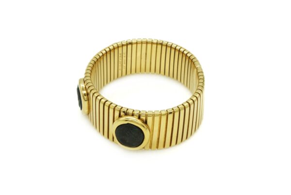 Bulgari Monete Tubogas Yellow Gold Bracelet - Image 6