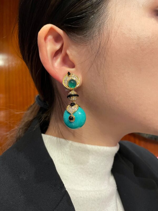 Marina B “Pneum” Ear-pendants - Image 6