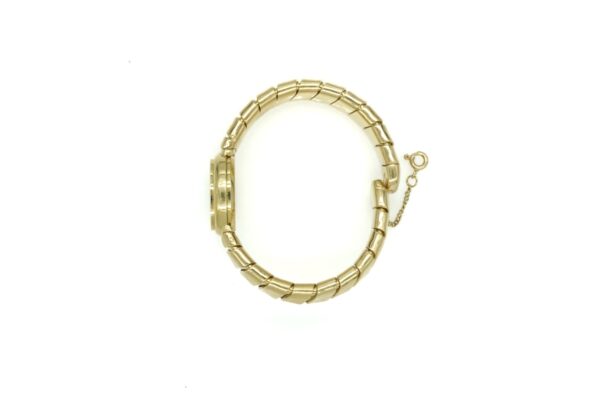 Vintage Bulgari Black Dial and Gold Watch - Image 3