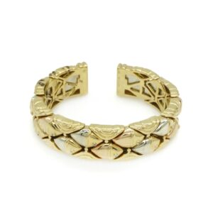 Bulgari Naturalia Three color Gold fish Bracelet