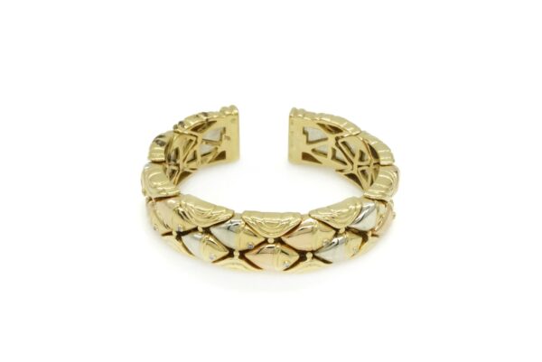 Bulgari Naturalia Three color Gold fish Bracelet