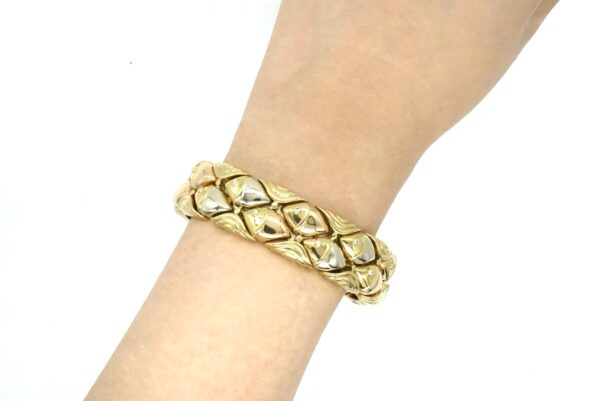 Bulgari Naturalia Three color Gold fish Bracelet - Image 6