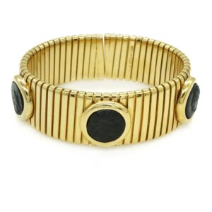 Bulgari Monete Tubogas Yellow Gold Bracelet
