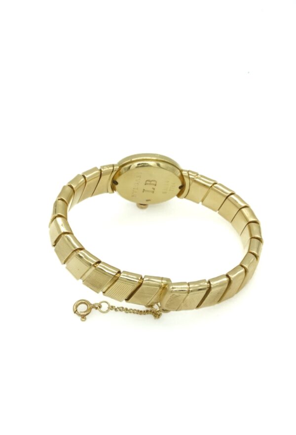 Vintage Bulgari Black Dial and Gold Watch - Image 2
