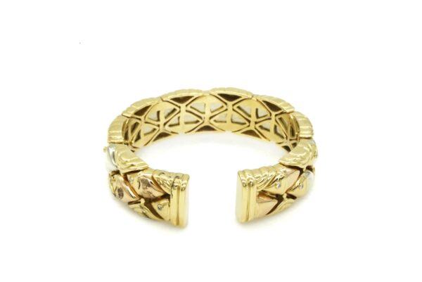 Bulgari Naturalia Three color Gold fish Bracelet - Image 3