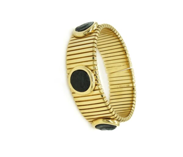 Bulgari Monete Tubogas Yellow Gold Bracelet - Image 7