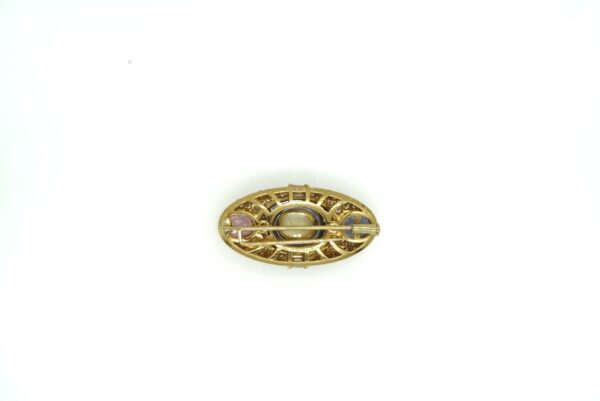 Bulgari Unique Multicolor Sapphire and Diamond Brooch - Image 3