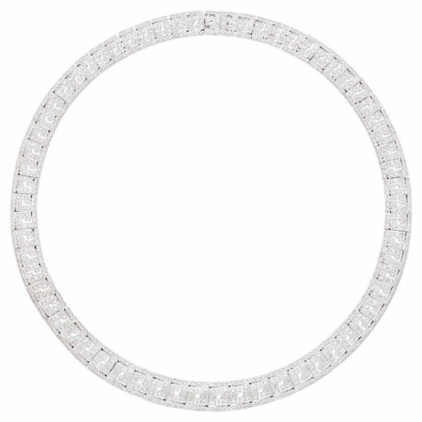 White Gold and Diamond Necklace