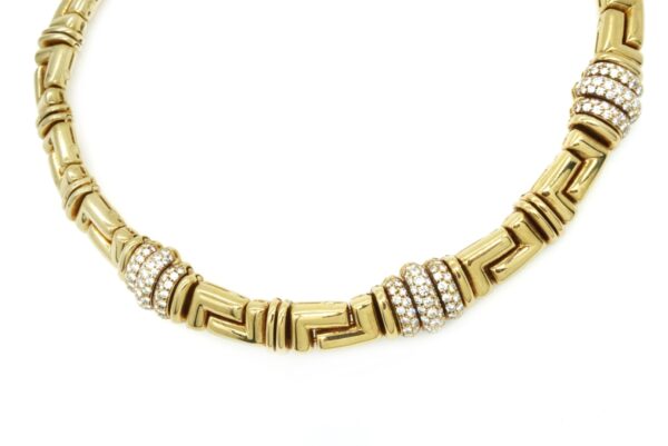 Bulgari 18k Gold and Diamond Necklace - Image 4
