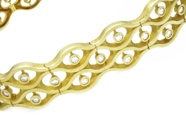 Kieselstein-Cord 18k Choker Necklace with Diamonds - Image 2