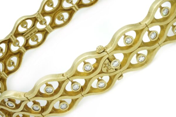 Kieselstein-Cord 18k Choker Necklace with Diamonds - Image 4