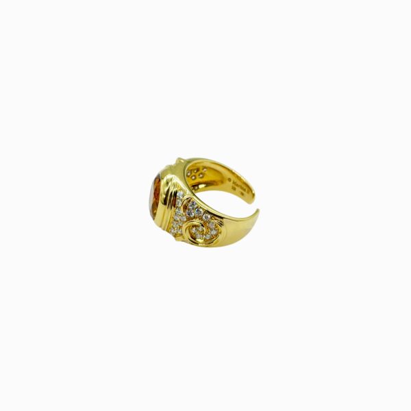 Marina B Gold and Citrine Ring - Image 4