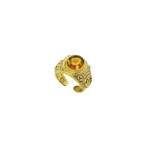 Marina B Gold and Citrine Ring
