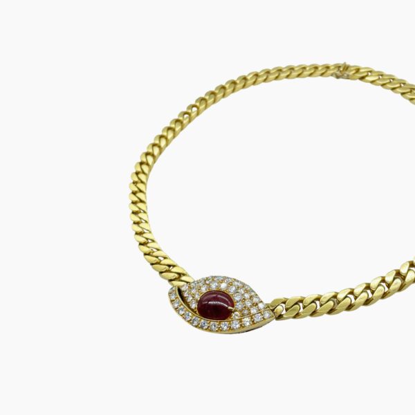 Nicolis Cola Gold, Diamond and Ruby Necklace - Image 3