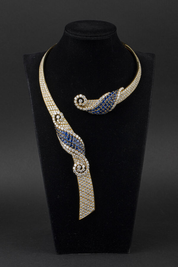 Important M. Gerard Sapphire and Diamond Set