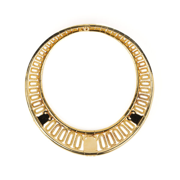 Cartier Rare Egyptian Revival Gold and Diamond Scarab Set - Image 4