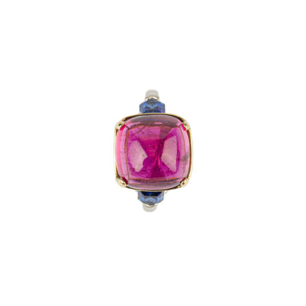 Bulgari Tourmaline and Sapphire Ring - Image 2