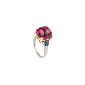 Bulgari Tourmaline and Sapphire Ring