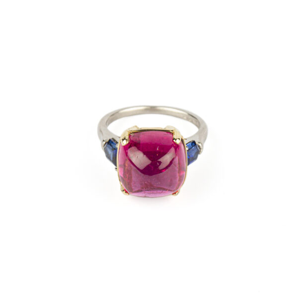 Bulgari Tourmaline and Sapphire Ring - Image 5