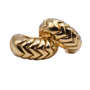 Bulgari Spiga 18k Gold Earrings